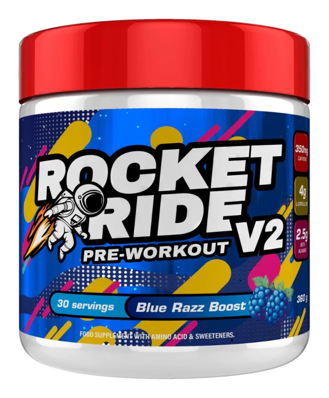 RocketRide V2 360g - Blue Razz Boost