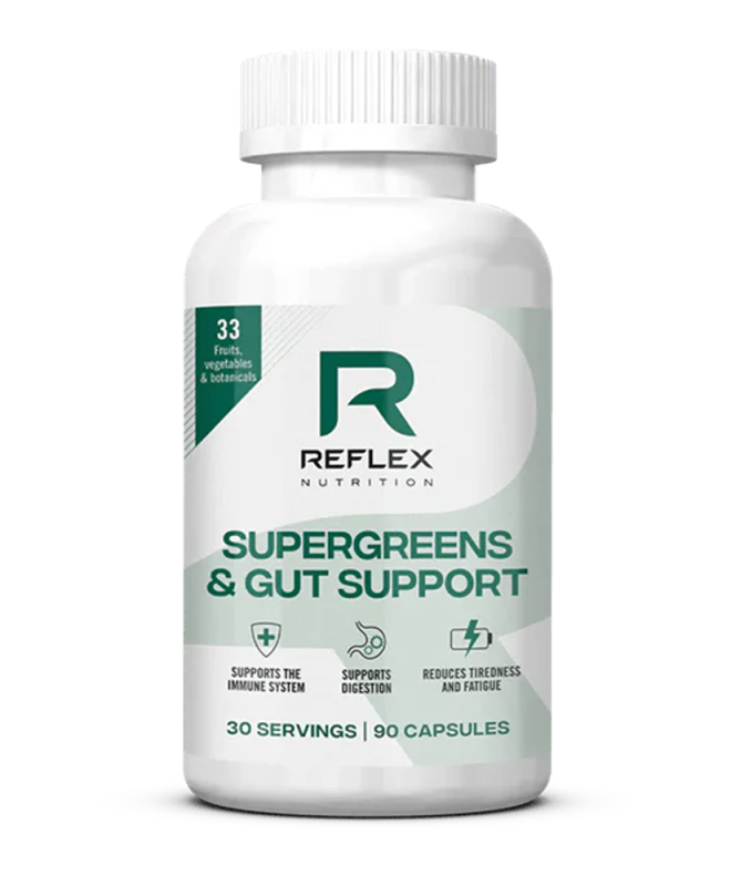 Reflex Supergreens & Gut Support 90 caps
