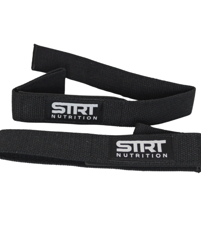 STRT Padded Lifting Straps - Black